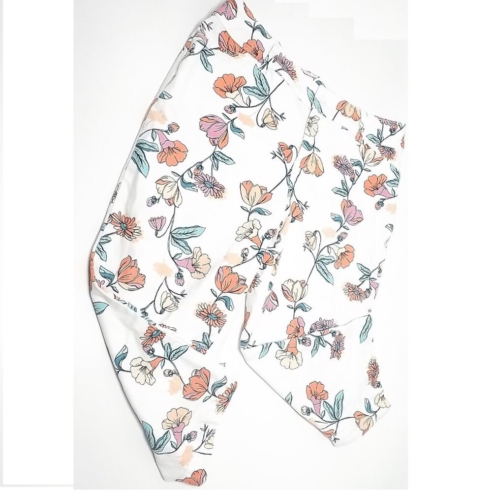 Floral St John's Bay Capri Size 8 Spring Summer Wear